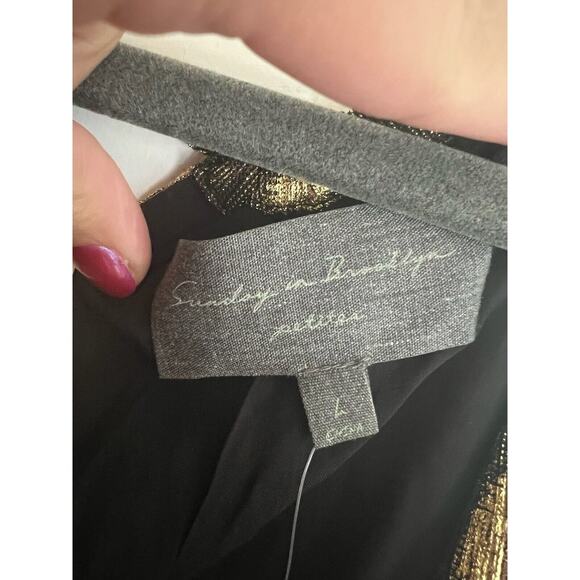 NWT Anthropologie Sunday in Brooklyn Confetti Shimmery‎ Halter Midi Dress Sz LP - Picture 5 of 7